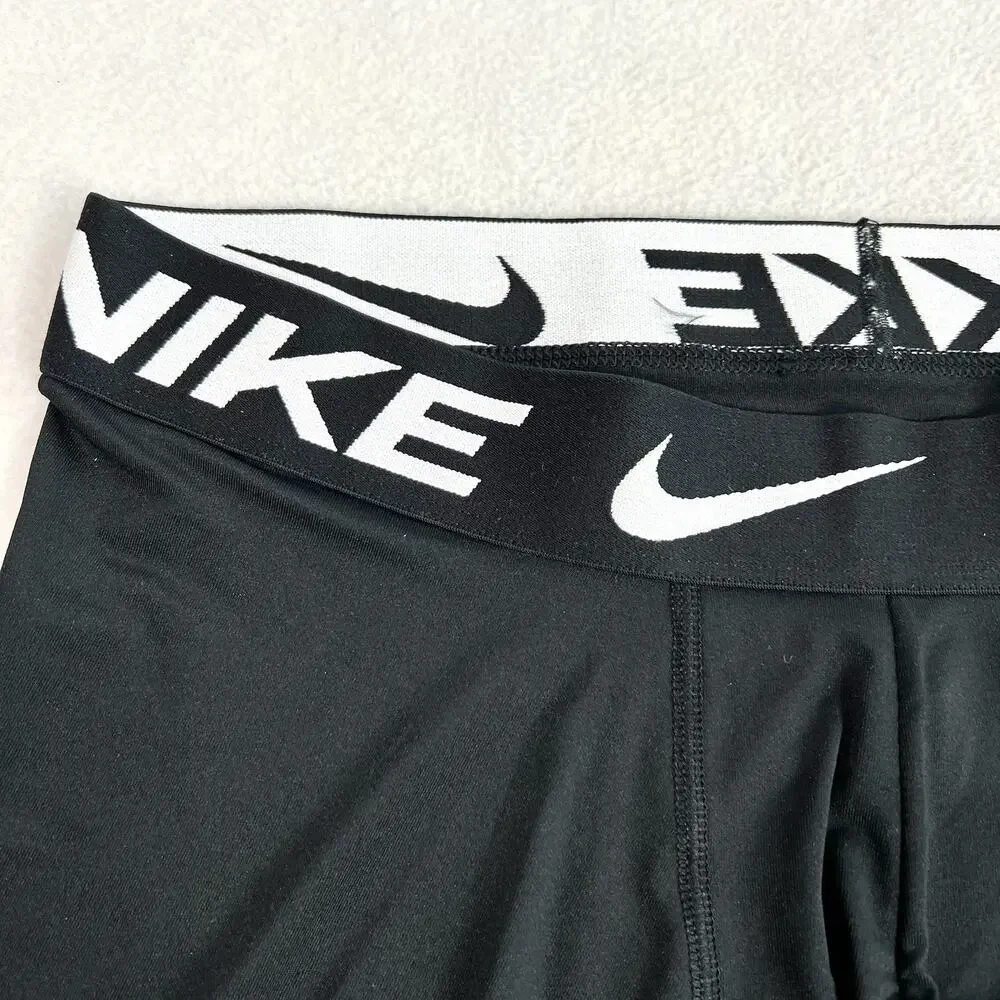 Nike Dri-FIT Essential Micro Men's Boxer Brief 2 Pack 5” inseam Medium Black NEW